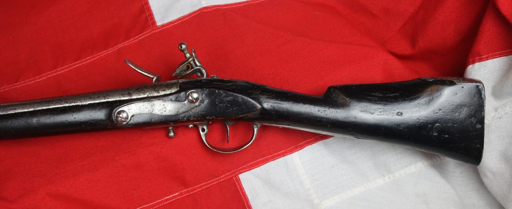 A Very Good & Attractive, Continental, Historical American Revolutionary War 18th Century Infantry Military Musket