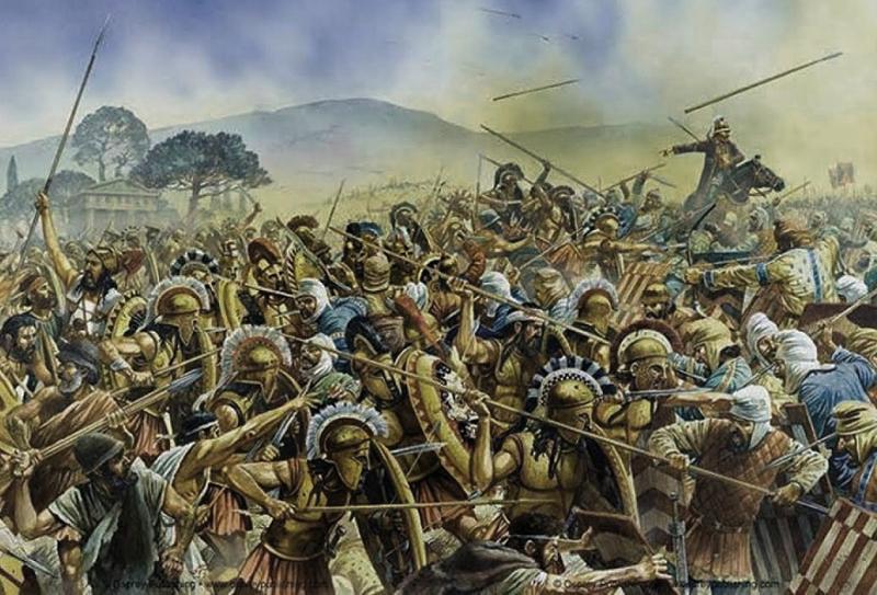 A Beautiful Greco-Persian Wars Bronze Age Long Dagger Around 2500 Years Old. Such as From The Battles of Marathon, Thermopylae and Plataea