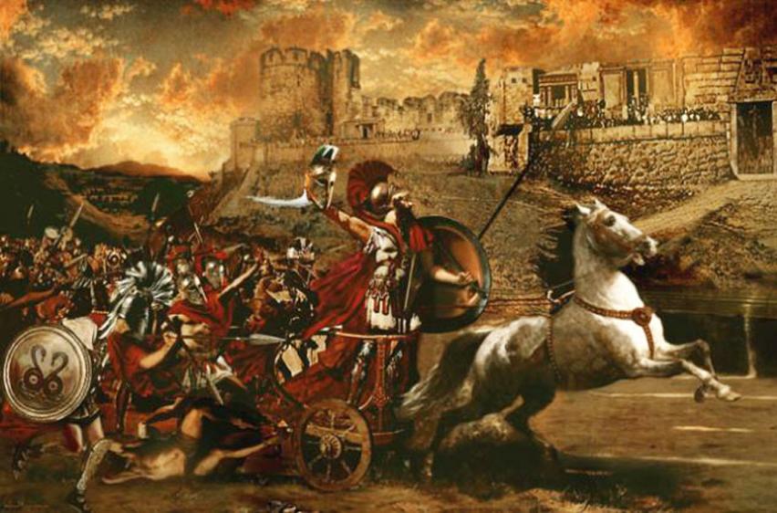 A Superb Ancient Greek Dagger Blade 13th to 11th Century B.C. From the Trojan War Era, Acquired With. Full Length Bronze Sword Blade From The Same Era