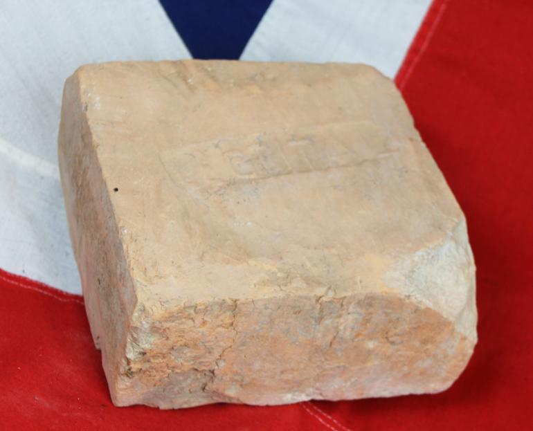 A Very Rare Antiquity of Ancient Roman Empire. The 1st Roman Legion, Late 1st century AD, Rectangular Building Block With Stamped Text 'LEG I ITAL' for 1st Legion 'Italica';