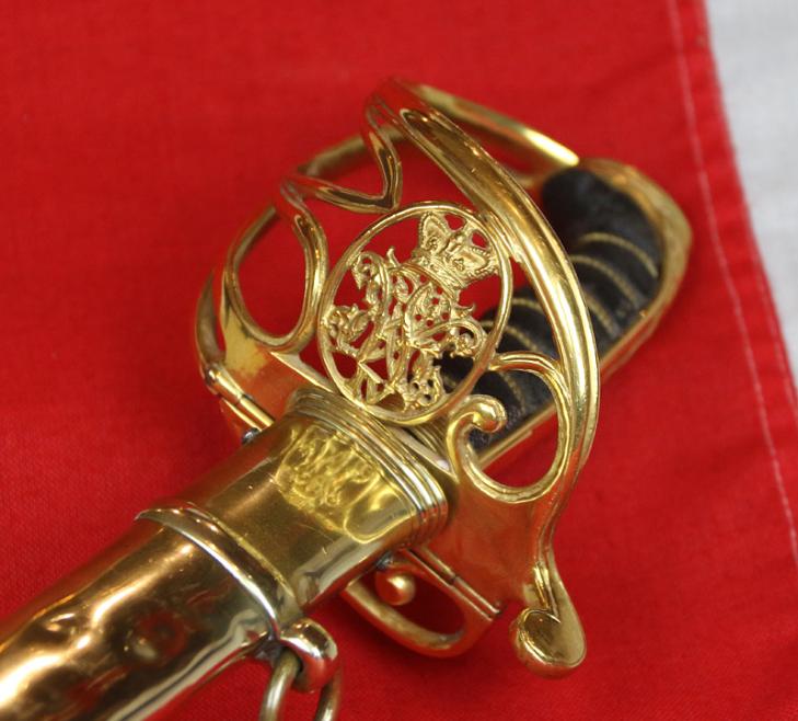 A Simply Stunning 19th Century Crimean War British Coldstream Guards, Battle of Alma period, Senior Officer's Regimental Gothic Hilt Sword