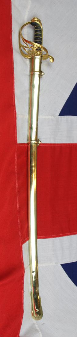 A Simply Stunning 19th Century Crimean War British Coldstream Guards, Battle of Alma period, Senior Officer's Regimental Gothic Hilt Sword