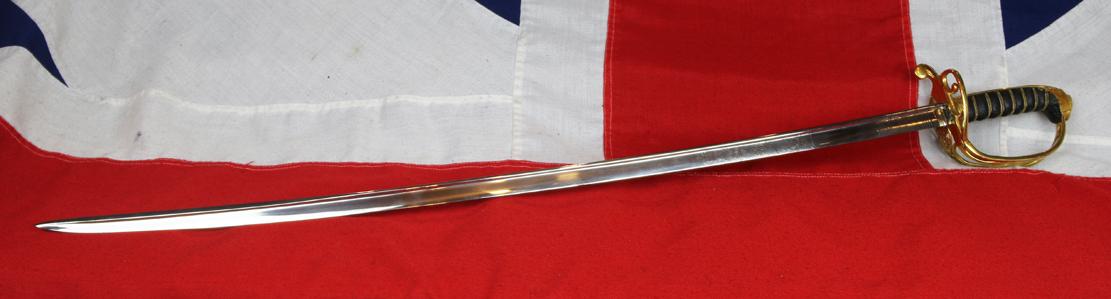 A Simply Stunning 19th Century Crimean War British Coldstream Guards, Battle of Alma period, Senior Officer's Regimental Gothic Hilt Sword