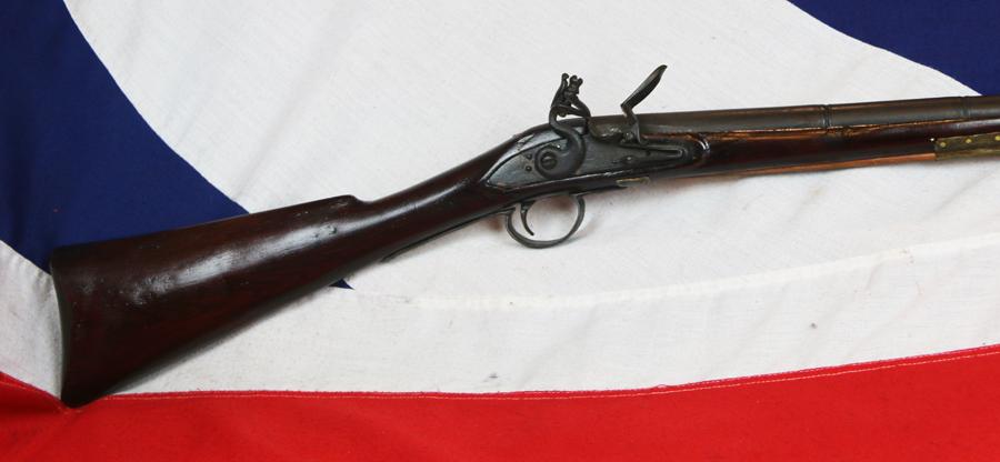 An 18th Century Flintlock Long Barrel Sporting Musket