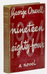 George Orwell 1984 1st Edition, Ist Printing In Red RESERVED.. Now SOLD