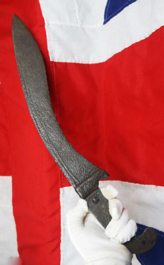 An Incredibly Rare, Superb 3rd to 2nd Century B.C. Falcata {Machaira Sword} From the Invasion of Rome Era of the Punic Wars, by The Great General Hannibal. It Is Also It Is The Very Same Design of Sword Used by Alexander The Great & His Generals