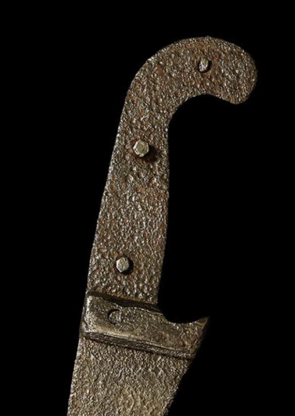 An Incredibly Rare, Superb 3rd to 2nd Century B.C. Falcata {Machaira Sword} From the Invasion of Rome Era of the Punic Wars, by The Great General Hannibal. It Is Also It Is The Very Same Design of Sword Used by Alexander The Great & His Generals