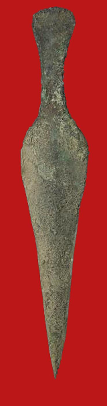 A Breathtaking & Large Original Ancient Greek Leaf Shaped Dagger From The Greco-Persian Wars Era, From the Time of the Spartans at Thermopylae, To Alexander the Great's Conquest of Persia & Egypt