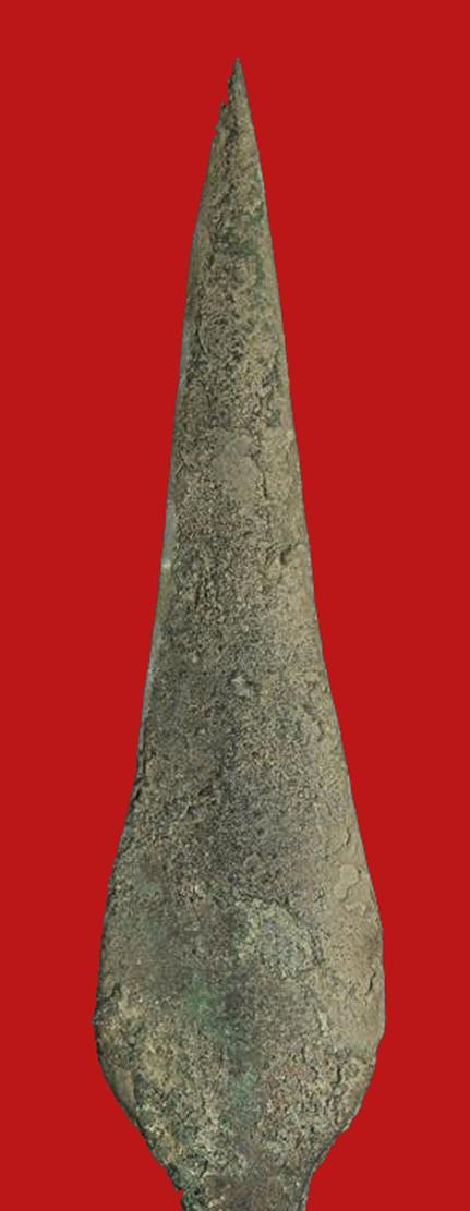 A Breathtaking & Large Original Ancient Greek Leaf Shaped Dagger From The Greco-Persian Wars Era, From the Time of the Spartans at Thermopylae, To Alexander the Great's Conquest of Persia & Egypt