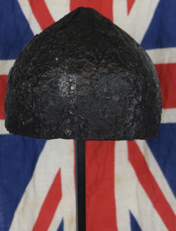 An Incredibly Rare, 1000 Year Old, Original Viking-Norsemen Warrior’s, Four Plate Iron Helmet From the Late Viking Raids Era and The King Harold & William the Conquerer Battle of Hastings, & The Same Helmet Used By Knights Throughout The Early Crusades