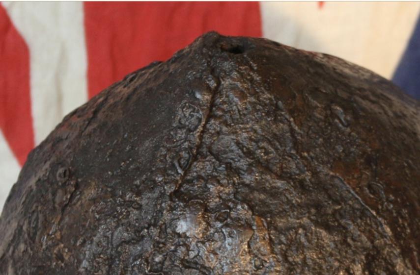 An Incredibly Rare, 1000 Year Old, Original Viking-Norsemen Warrior’s, Four Plate Iron Helmet From the Late Viking Raids Era and The King Harold & William the Conquerer Battle of Hastings, & The Same Helmet Used By Knights Throughout The Early Crusades