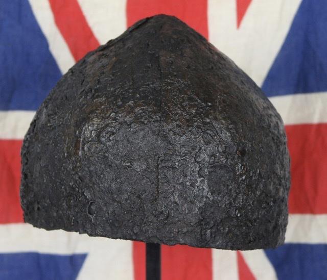 An Incredibly Rare, 1000 Year Old, Original Viking-Norsemen Warrior’s, Four Plate Iron Helmet From the Late Viking Raids Era and The King Harold & William the Conquerer Battle of Hastings, & The Same Helmet Used By Knights Throughout The Early Crusades