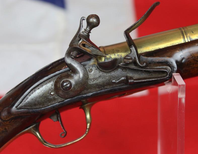 A Fabulous & Most Rare Large Irish Brass Barrelled Flintlock Blunderbuss Pistol, Circa 1700's