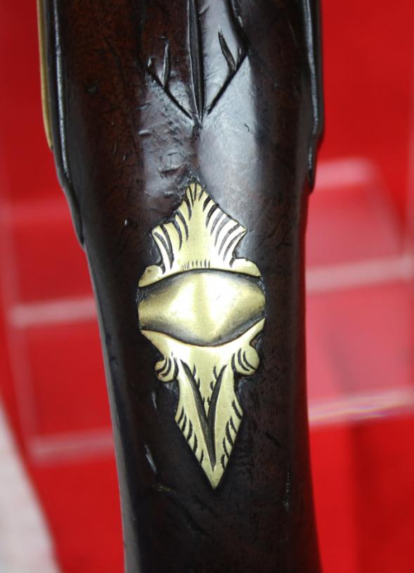 A Fabulous & Most Rare Large Irish Brass Barrelled Flintlock Blunderbuss Pistol, Circa 1700's