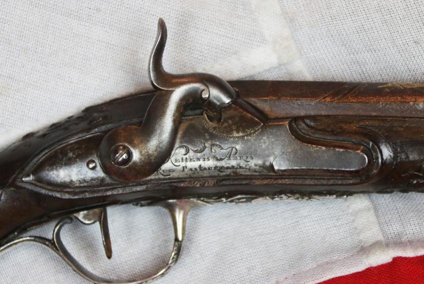 Pair of Magnificent, French Royal Grade & Simply Superb Solid Silver Mounted 18th Century 'Parisian' Saddle & Duelling Pistols, Last Used in Combat At Waterloo, Bespoke Made by Maitre Kettinis, Arquebusier a Paris, Of Museum Quality