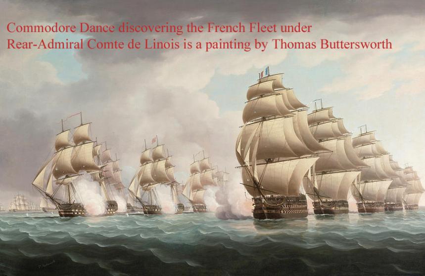 A Personalised & Named Naval Sword of an 1804 Naval Hero Commodore of a British East Indiaman Fleet & His Original Framed Portrait