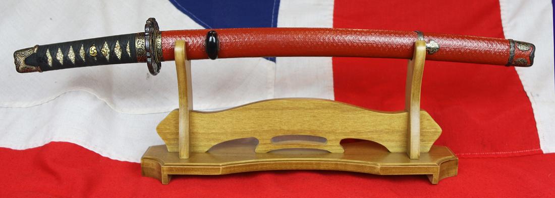 A Simply Stunning Museum Quality Shinto Period Samurai Wakizashi of the Kobayakawa Clan, In Superb Han-dachi Fittings