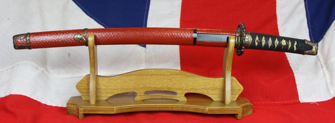 A Simply Stunning Museum Quality Shinto Period Samurai Wakizashi of the Kobayakawa Clan, In Superb Han-dachi Fittings