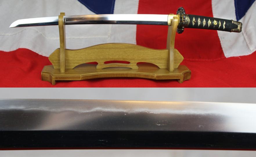 A Simply Stunning Museum Quality Shinto Period Samurai Wakizashi of the Kobayakawa Clan, In Superb Han-dachi Fittings