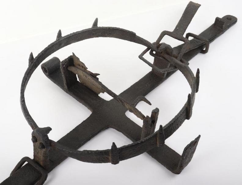 A Superb & Most Gruesome Collectors & Conversation Piece, A King George IIIrd “Man Trap’ Only The Second Original Example We Have Had in 10 years