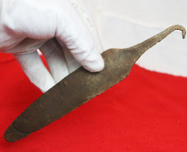 A Wonderful & Rare Bronze Minoan Era Spear of Pre Ancient Greek Antiquity, Around 4000 Years Old. It Was Already At Least 1700 Years Old when Alexander The Great Began His Expedition to Conquer the Known World