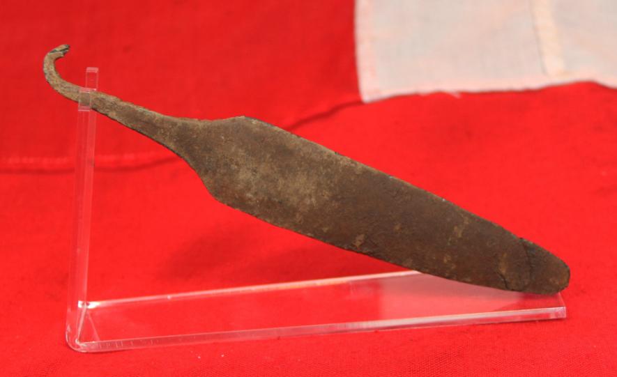 A Wonderful & Rare Bronze Minoan Era Spear of Pre Ancient Greek Antiquity, Around 4000 Years Old. It Was Already At Least 1700 Years Old when Alexander The Great Began His Expedition to Conquer the Known World