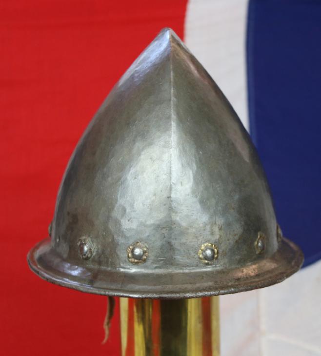 Good Heavy Original Italian Infantry Papal Army Helmet Cabasset c.1570 From The Papal Armoury