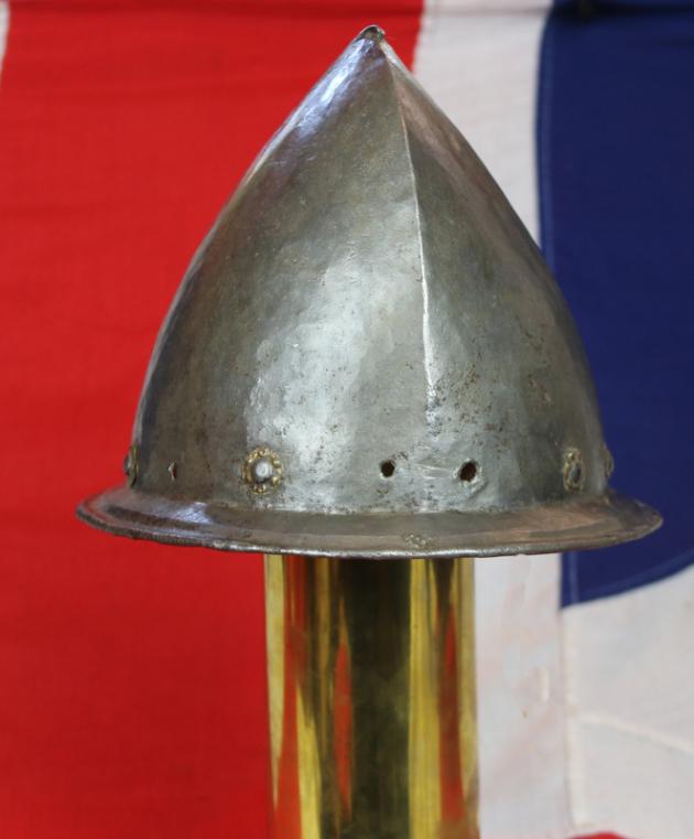 Good Heavy Original Italian Infantry Papal Army Helmet Cabasset c.1570 From The Papal Armoury