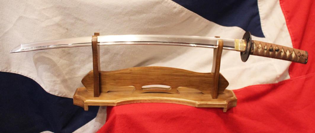 A Most Attractive Koto Wakizashi Attributed to Kanemune of Etchu, 1532 WIth Japanese Attribution Papers