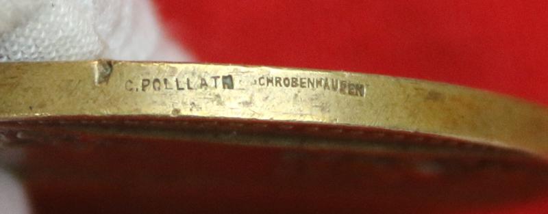 Imperial German Bronze Zeppelin Forced Landing Medal 50mm With Symbolic Cockeral & Eagle