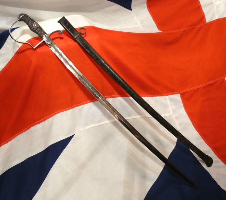 A Very Rare WW1 German Airship Bataillon 'Luftschiffer' Regt. Nr.1 Officer’s Sword, of the Elite Imperial German Kaiser's Zeppelin and Airship Guarde Infantry, Only The Second We Have Seen in 30 Years