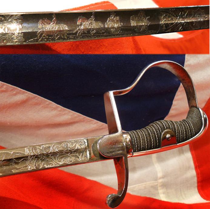 A Very Rare WW1 German Airship Bataillon 'Luftschiffer' Regt. Nr.1 Officer’s Sword, of the Elite Imperial German Kaiser's Zeppelin and Airship Guarde Infantry, Only The Second We Have Seen in 30 Years