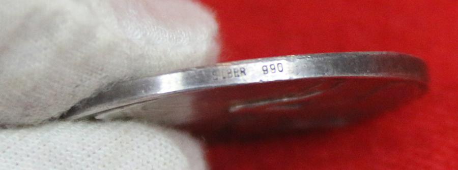 A Very Rare, Original, 1913, Silver Medal Of The Crash of Imperial German Naval Airship L2 in Johannisthal