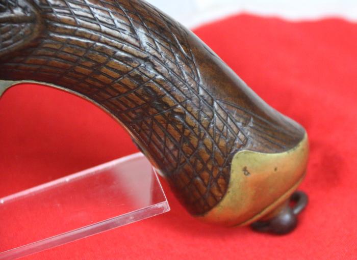 A Good King George IIIrd Period Belgian Light Dragoon Type Percussion Holster Pistol