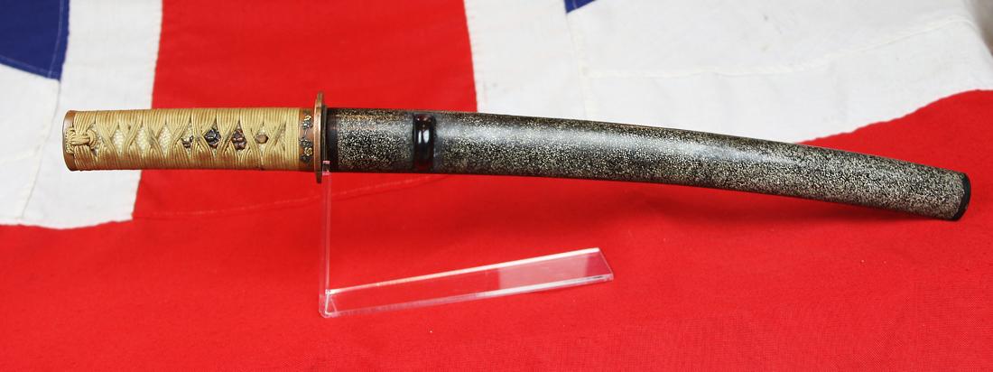 A Very Fine Ancient Koto Period ‘Plum Blossom’ Tanto Of the 1400's, Signed Blade