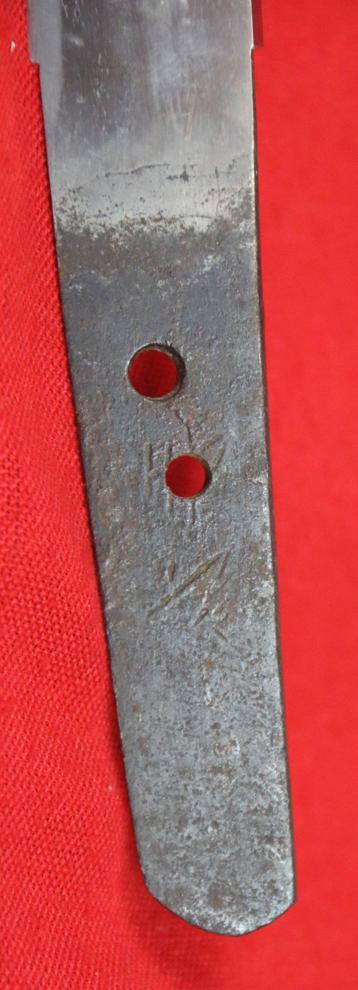 A Very Fine Ancient Koto Period ‘Plum Blossom’ Tanto Of the 1400's, Signed Blade