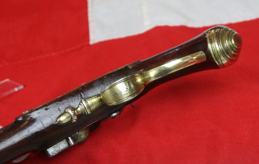 A Beautiful 18th Century, London, 1770's Brass Flintlock Blunderbuss Pistol, All Brass Mounted