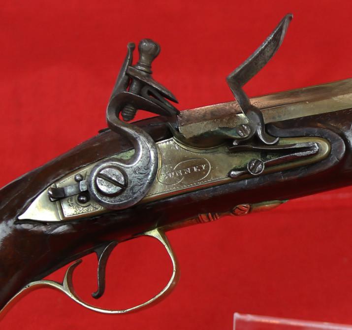 A Beautiful 18th Century, London, 1770's Brass Flintlock Blunderbuss Pistol, All Brass Mounted