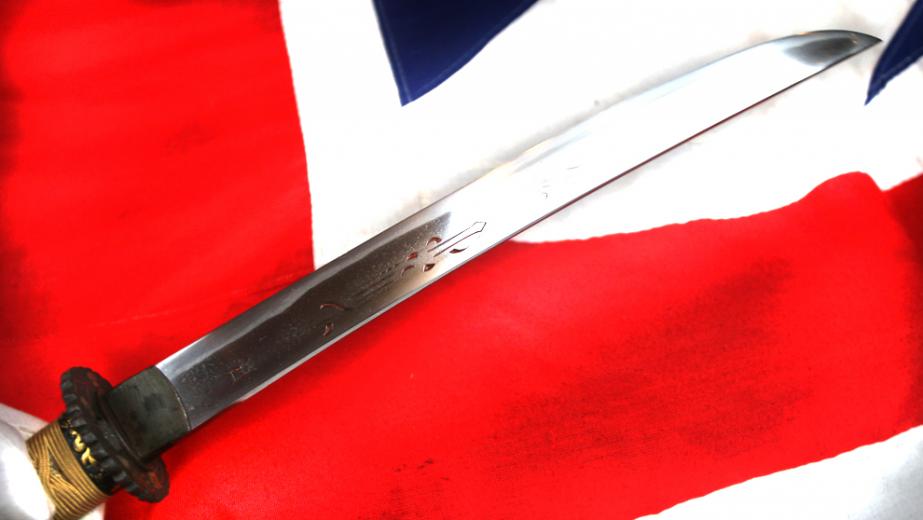 A Stunning Shinto Period O-Tanto Signed Sukemune, Around 400 Years old. Now Fully Museum Grade Restored By Our World Class Artisans Shown For Sale Now As A Representation of the Skill of Our Artisans.