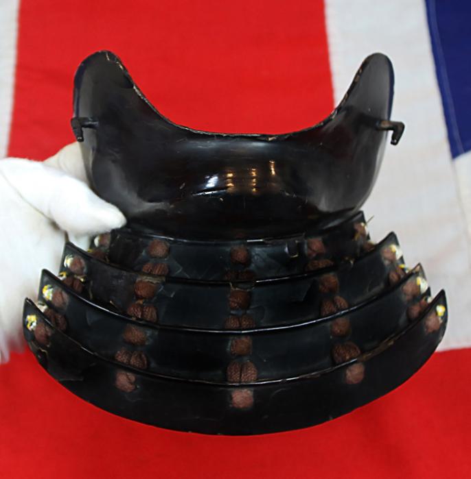 A Beautiful Edo Period, 18th century Hanbo, A Samurai’s Face Armour Mask