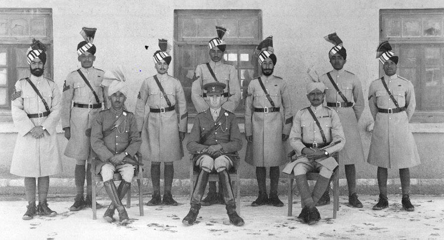 A Most Rare British Empire Raj Period XII Frontier Force Regt. Silver Cap or Turban Badge