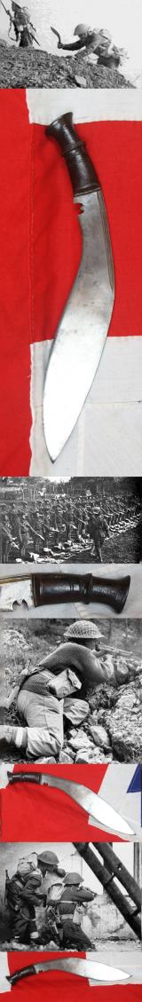 Original WW1 Gurkha's Kukri Field Marshall Manekshaw once said,