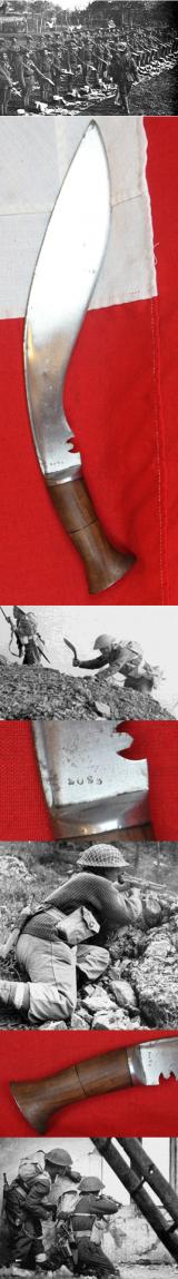 Original WW2 Gurkha's Military Kukri, Field Marshall Manekshaw once said,