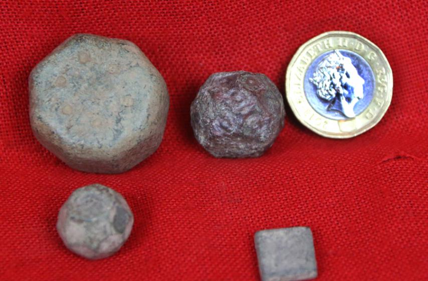 A Superb Collection of 10 Original Byzantine Roman Trade, Scale, Jewellery Weights Circa 8th Century