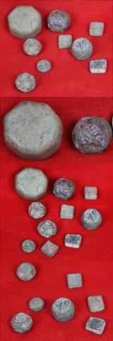 A Superb Collection of 10 Original Byzantine Roman Trade, Scale, Jewellery Weights Circa 8th Century
