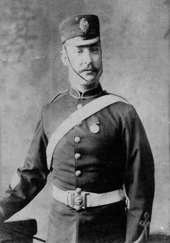 A Really Most Rare Original Zulu War Veteran's Souvenir, A Victorian Army Hospital Corps Pill Box Helmet Badge. The Surgeon Major, and 1 Officer and 10 Army Hospital Corps Other Ranks Were Slaughtered at Isandhwana 1879