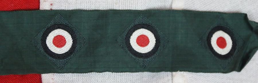 A Most Scarce Strip of 10 Heer EM/NCO Overseas M43 Cap Cockade Insignia
