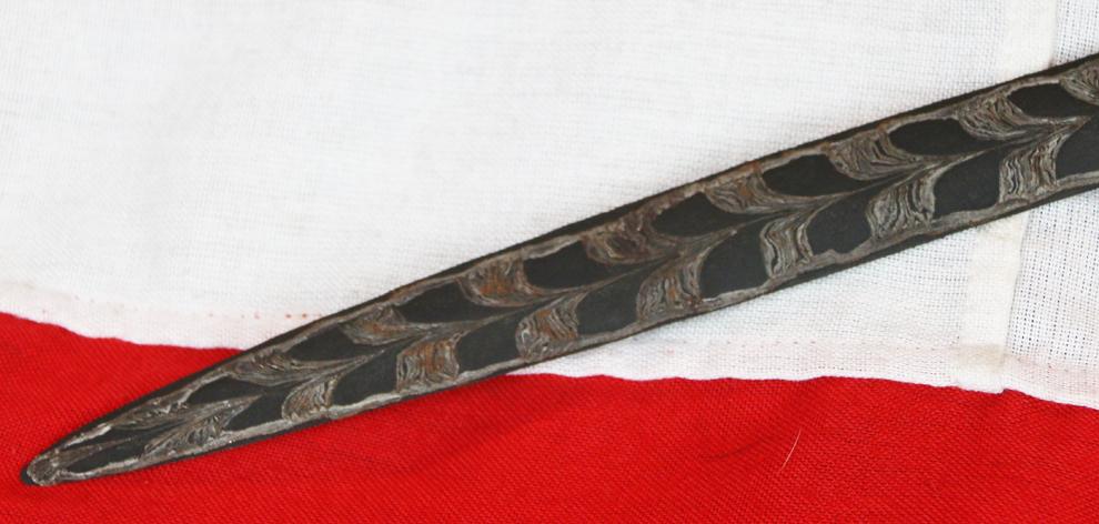 A Most Fabulous, Intricately Carved Keris Dagger With Watered Steel Blade