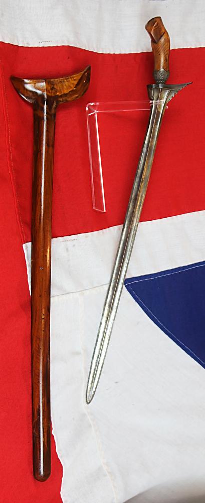 An Original Antique Executioner's Keris Behari, Alang Pehang, From Indonesia Most Likely Sumatra For Hukuman Salang