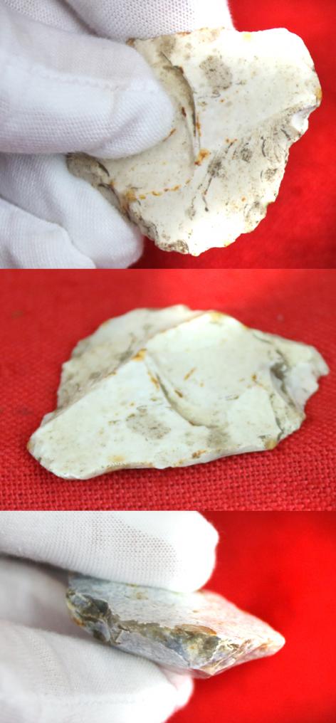 3 Neolithic Stone Age 'Scraper' Flints around 5000 Years Old